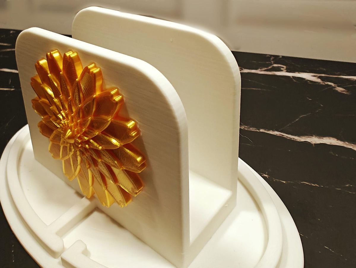 Modern White Napkin Holder