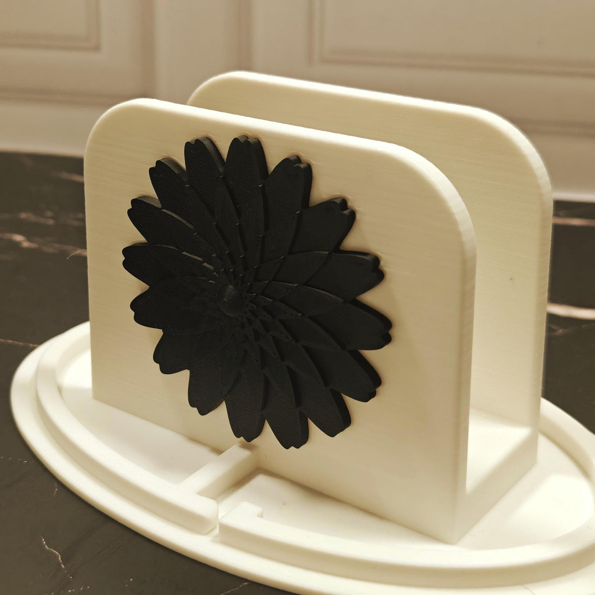 Modern White Napkin Holder