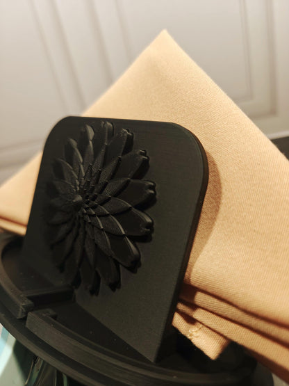 Modern Matte Black Napkin Holder