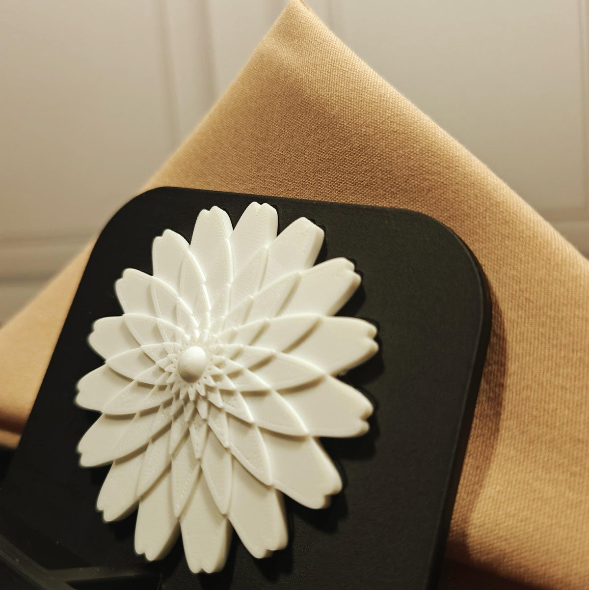 Modern Matte Black Napkin Holder
