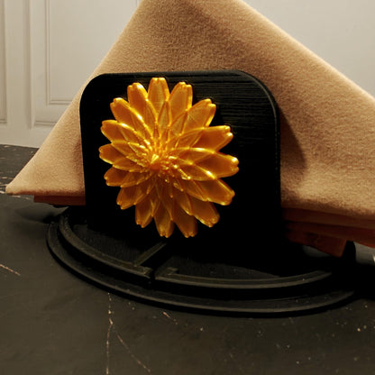 Modern Matte Black Napkin Holder