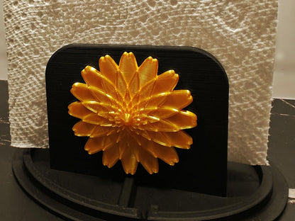Modern Matte Black Napkin Holder