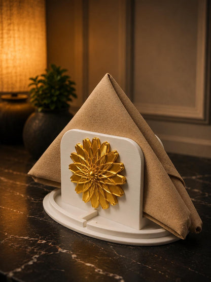 Modern White Napkin Holder